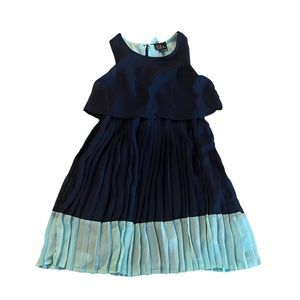 LILT Girls Baby Blue/Dark Blue Dress Sz. 7